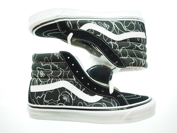 ア ベイシング エイプ A BATHING APE ヴァンズ VANS BAPE × Vans Line ABC Camo SK8-HI "Black" Sk8-Hii 38 Dx スケートハイデラックス 靴 黒　 VN0A38GF7BG メンズ靴 スニーカー ブラック 28cm 101-shoes290