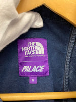 ノースフェイス THE NORTH FACE PURPLE LABEL PALACE SKATEBOARDS Indigo Ripstop Coach Jacket パレス コーチジャケット インディゴ 上着 NP2121N ジャケット ロゴ ネイビー Mサイズ 101MT-1121