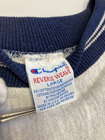 チャンピオン Champion 90s リバースウィーブ REVERSE WEAVE ヴィンテージ スウェット プルオーバー  トップス アメリカ製 USA製  リンガー EASTERN アーチプリント スウェット プリント グレー Lサイズ 101MT-1643