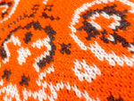 シュプリーム SUPREME Bandana Sweater Orange バンダナ セーター プルオーバー ニット 刺繍ロゴ オレンジ系  セーター 総柄 オレンジ Mサイズ 101MT-1372