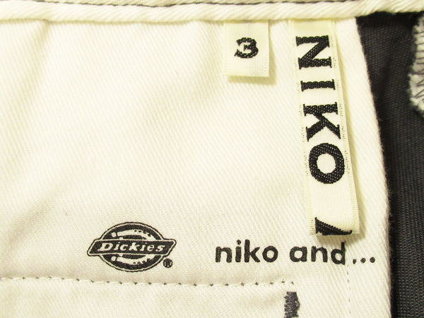niko and...×Dickies ニコアンド×ディッキーズ スリット入りパンツ
