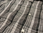 シュプリーム SUPREME Metallic Plaid S/S Shirt Black 23SS メタリック 半袖 シャツ 黒 ロゴ 半袖シャツ チェック ブラック Lサイズ 101MT-1846