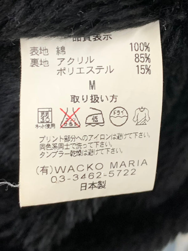 ワコマリア WACKO MARIA N-1 デッキジャケット フライトジャケット ジャケット ロゴ ブラック Mサイズ 201MT-1998
