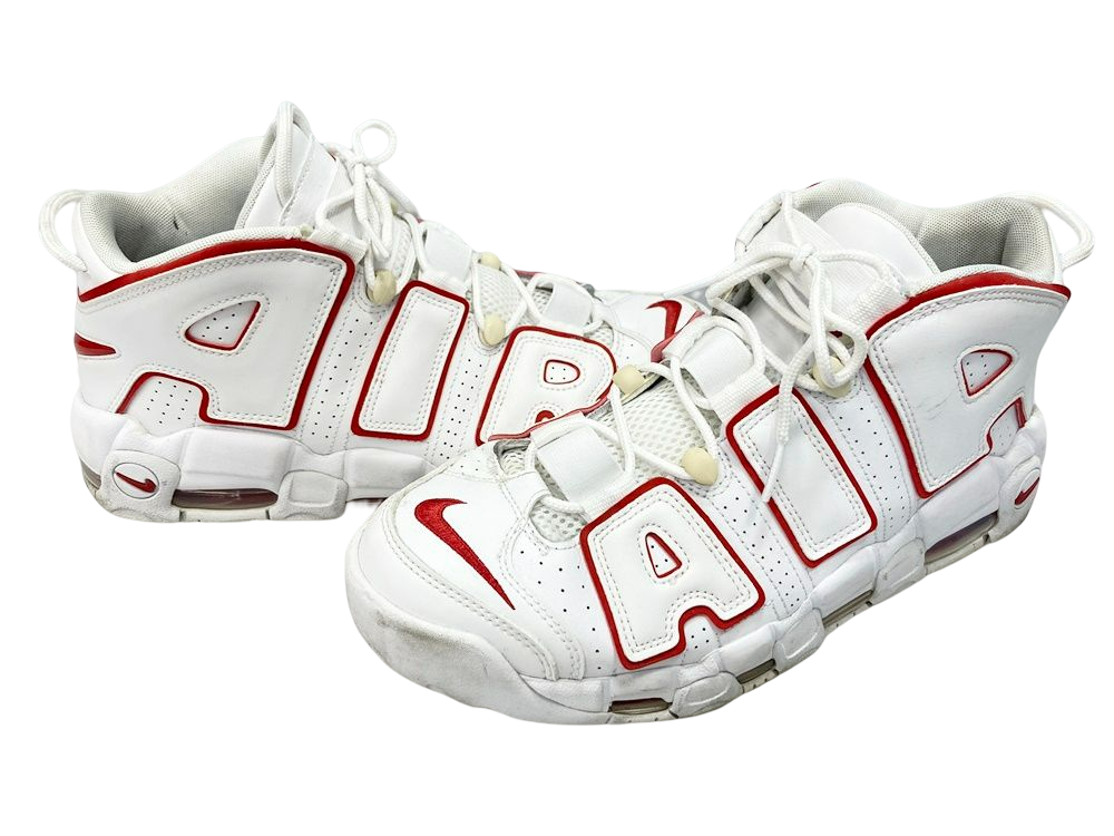 ナイキ NIKE AIR MORE UPTEMPO 96 WHITE/VARSITY RED-WHITE エア モアアップテンポ 96 モアテン  ホワイト系 白 シューズ 921948-102 メンズ靴 スニーカー ホワイト 28cm 101-shoes899