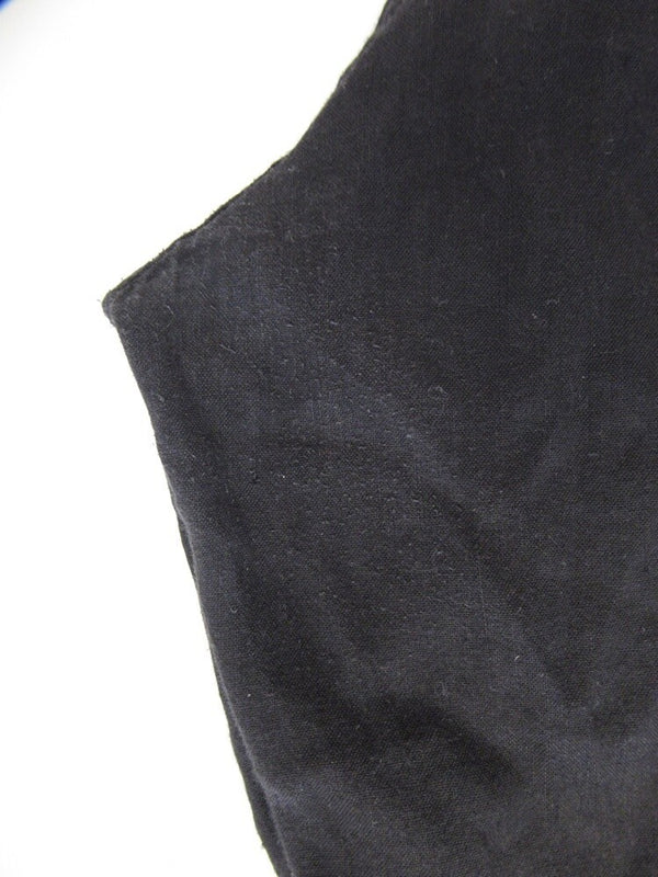 Kaval カヴァル リネンパンツ パンツ ボトム made in JAPAN 日本製 麻混 リネン混 無地 ブラック 黒 メンズ サイズL (BT-227)