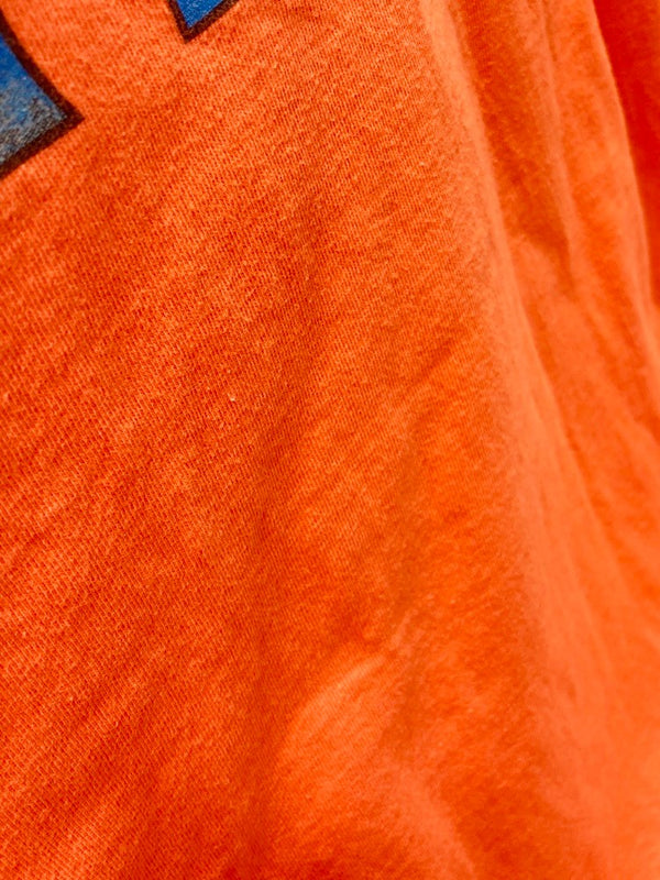シュプリーム SUPREME Crash Tee Bright Orange 17FW 半袖 バックプリント Tシャツ ロゴ オレンジ Lサイズ 101MT-2078