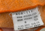 アディダス adidas 70～80s デサント フーディー  トラックジャケット ADA-11F ジャージ ロゴ オレンジ Lサイズ 201MT-1689