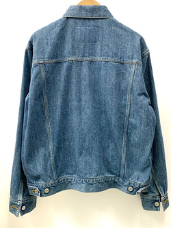 クードス kudos 21ss TWISTED DENIM JACKET IDG/KJ21YY03 ジャケット ロゴ ブルー 1サイズ 201MT-1858