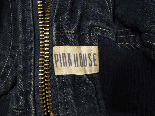 PINK HOUSE ピンクハウス MA-1 デニム ジャケット カネコイサオ