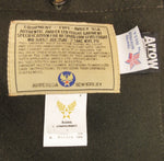 アビレックス AVIREX レザースイッチヤードコート  レザージャケット 上着 アウター USA製 牛革 茶 6101025 サイズ38 ジャケット 無地 ブラウン 101MT-1063