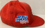 【中古】シュプリーム SUPREME Supreme World Famous Box Logo New Era ニューエラ 帽子 キャップ レッド 赤 刺繍 ロゴ FW20 帽子 メンズ帽子 キャップ 刺繍 レッド 101hat-29