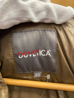 デュベティカ DUVETICA ファー付き フーディ ダウンコート 黒  ジャケット 無地 ブラック サイズ48 101LT-80