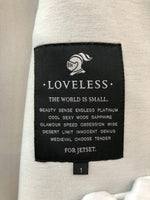 LOVELESS ラブレス フード ジャケット スカル 刺繍 ワンポイント 美品 サイズ１