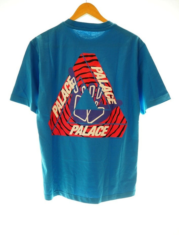 パレス PALACE SKATEBOARDS TRI-ZOOTED SHAKKA T-SHIRT バックプリント ロゴ  Tシャツ プリント ブルー Mサイズ 101MT-66