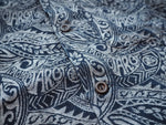 モモタロージーンズ momotaro jeans 桃太郎ジーンズ サイズ38 半袖シャツ 刺繍 ネイビー 101MT-71