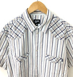 ステューシー STUSSY OLD STUSSY USA製 半袖シャツ ロゴ マルチカラー LLサイズ 201MT-1685