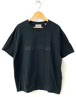 エッセンシャルズ ESSENTIALS FEAR OF GOD クルーネック Tee Tシャツ ロゴ ブラック Sサイズ 201MT-1487