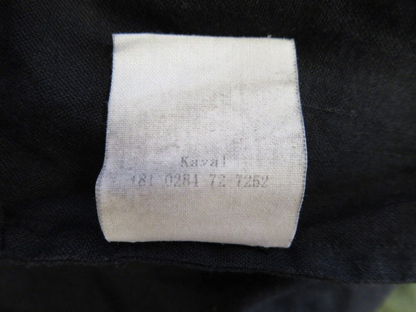 Kaval カヴァル リネンパンツ パンツ ボトム made in JAPAN 日本製 麻混 リネン混 無地 ブラック 黒 メンズ サイズL (BT-227)