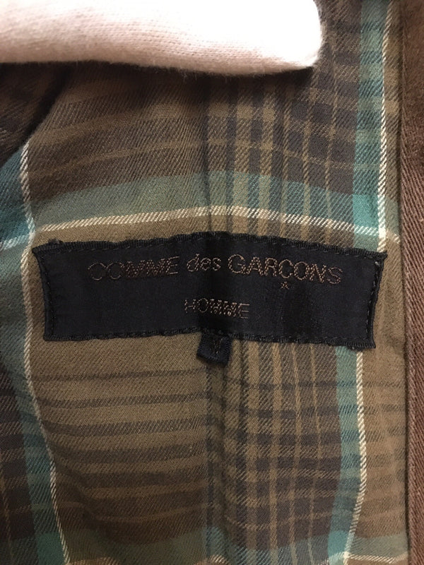 コムデギャルソン COMME des GARCONS コットン ジャケット 無地 ブラウン Mサイズ