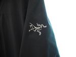 アークテリクス ARC'TERYX SOLANO HOODY ソラノ フーディ ライトアウター  トップス 上着 フード付き ジャケット ロゴ ブラック Mサイズ 101MT-469