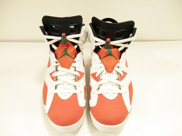 NIKE ナイキ AIR JORDAN 6 RETRO GATORADE エア ジョーダン レトロ 6 ゲータレード ハイカット スニーカー シューズ ホワイト/オレンジ 28.5cm メンズ 384664-145 (SH-397)