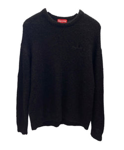 シュプリーム SUPREME Mohair Sweater Black 22FW モヘア セーター プルオーバー ニット 黒 セーター ロゴ ブラック Lサイズ 101MT-2095