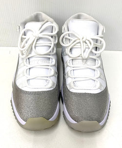 ナイキ NIKE ウィメンズ エアジョーダン 11 WMNS AIR JORDAN 11 RETRO white/metallic silver  AR0715-100 レディース靴 スニーカー ロゴ ホワイト 23cm 201-shoes484