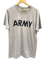 チャンピオン Champion トリコタグ ARMY プリントT 半袖 グレー系 Made in USA  Tシャツ プリント グレー Lサイズ 101MT-1510