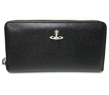 ヴィヴィアンウェストウッド VivienneWestwood DIAMANTE ORB CLASSIC ZIP ROUND WALLET 財布・ケース メンズ財布 ロゴ ブラック 201goods-189