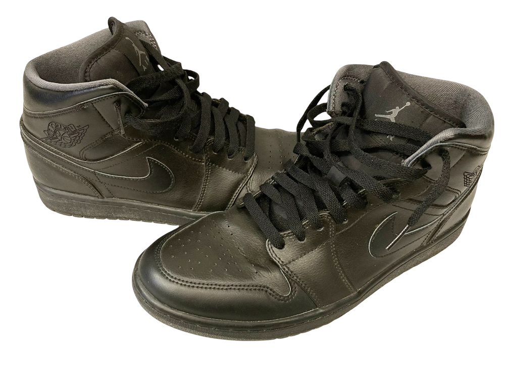 ジョーダン JORDAN NIKE AIR JORDAN 1 MID BLACK/DARK GREY ナイキ エアジョーダン 1 ミッド  ブラック/ダークグレー ブラック系 黒 シューズ 554724-021 メンズ靴 スニーカー ブラック 28cm 101-shoes840