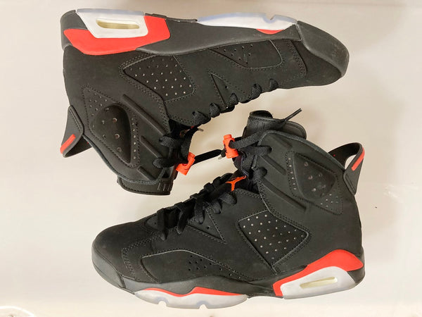 ジョーダン JORDAN AIR JORDAN 6 RETRO BLACK/INFRARED エア ジョーダン 6 レトロ インフラレッド ブラック系 黒 シューズ 384664-060 メンズ靴 スニーカー ブラック 26.5cm 101-shoes816