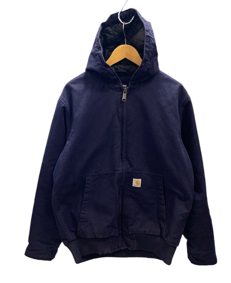 カーハート Carhartt WASHED DUCK INSULATED ACTIVE JACKET アクティブジャケット アウター  104050-126 ジャケット ロゴ ネイビー Mサイズ 101MT-2033