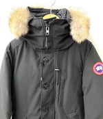 カナダグース CANADAGOOSE CHATEAU PARKA FF ダウンパーカー 9920400025 ジャケット ロゴ ブラック Sサイズ 201MT-1991