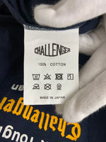 チャレンジャー CHALLENGER BUILT TOUGH POCKET TEE クルーネック ポケット Tシャツ プリント ネイビー Mサイズ 201MT-1303