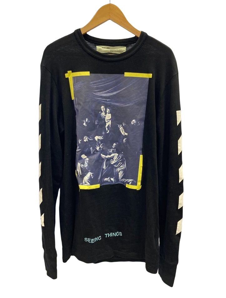 最新作の 希少品 サイズS オフホワイト 長袖ロングTシャツ