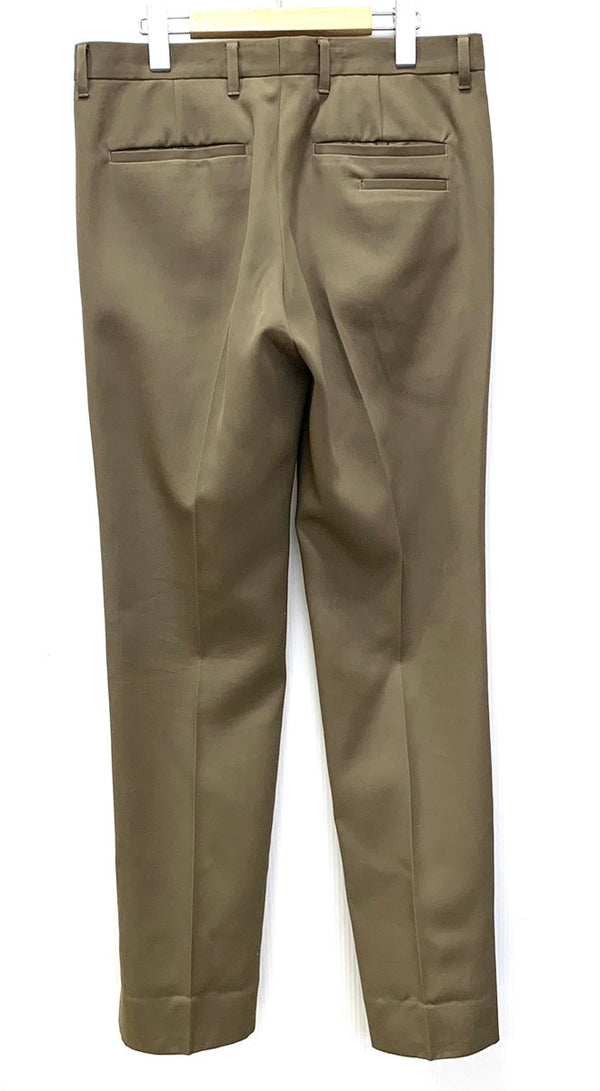 ティーエイチプロダクツ th products LOWITT  Slim Tailored Pants  2002-P02-M202 スラックス 無地 カーキ 46サイズ 201MB-531