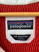 パタゴニア PATAGONIA ジップアップ フーディー ジャケット ロゴ レッド SSサイズ 201LT-212