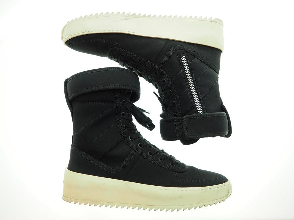 フィア オブ ゴッド FEAR OF GOD MILITARY SNEAKER BLACK NYLON