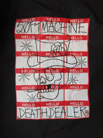 The Softmachine ソフトマシーン DEATH DEALER JK デス ディーラー コーチ ジャケット バックプリント ロゴ ブラック 黒 メンズ サイズL (TP-864)
