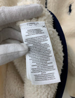 ラルフローレン Ralph Lauren フリース ボア ジャケット ロゴ ゆったりサイズ 新タグ ジャケット ロゴ ホワイト LLサイズ 201MT-1506