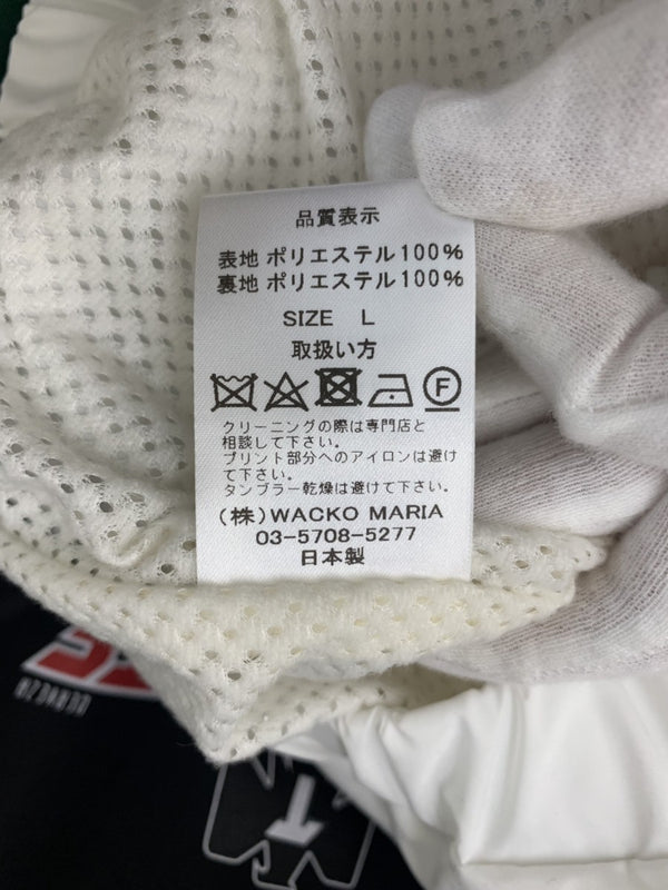 ワコマリア WACKO MARIA テカテ TECATE トラックジャケット ジャケット プリント グリーン Lサイズ 201MT-651