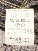 ネーム Name. 20AW mulch stripe tracker jacket マルチ ストライプ トラッカージャケット マルチカラー系 Made in JAPAN 日本製  W-NMJK-20AW-010 サイズ2 ジャケット ストライプ マルチカラー 101MT-1390
