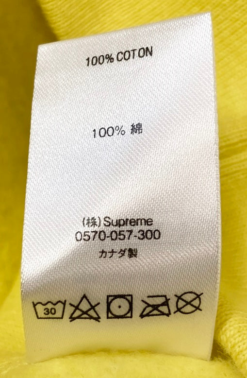 シュプリーム SUPREME Supreme Cross Box Logo Hooded Sweatshirt クロスボックス ロゴ フーディー  FW20 パーカー 刺繍 プルオーバー パーカ 刺繍 イエロー Lサイズ 101MT-969 | 古着通販のドンドンサガール