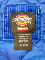 シュプリーム SUPREME Dickies Corduroy Work Jacket Royal ディッキーズ コーデュロイ ワーク ジャケット ロイヤル ブルー系 青 刺繍 アウター  ジャケット ロゴ ブルー Mサイズ 101MT-1450