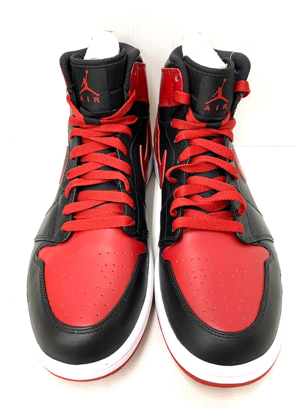 ナイキ NIKE エアジョーダン1 AIR JORDAN 1 RETRO HIGH "DMP BULLS" 赤黒 DMPパック Bred 09年製 332550-061 メンズ靴 スニーカー ロゴ レッド 201-shoes405