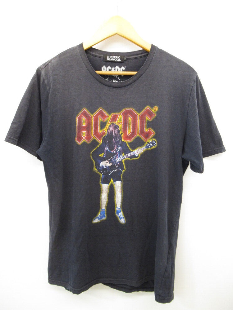 HYSTERIC GLAMOUR ヒステリックグラマー プリント Tシャツ ACDC バンT 