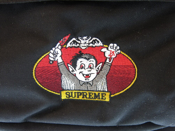 シュプリーム SUPREME 21SS Vampire Boy Backpack Black ヴァンパイア ボーイ 黒   バッグ メンズバッグ バックパック・リュック 刺繍 ブラック 101goods-6