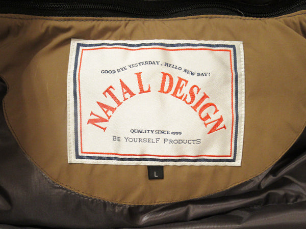 NATAL DESIGN ネイタル デザイン ジャケット ダブルジッパー ベージュ メンズ size L