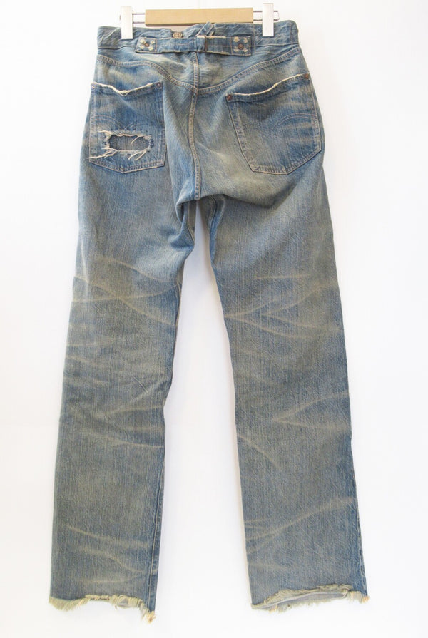 Levi's リーバイス LVC 501本限定 1917年復刻 ダメージ デニム パンツ ボタンフライ 日本製 メンズ W31 17501