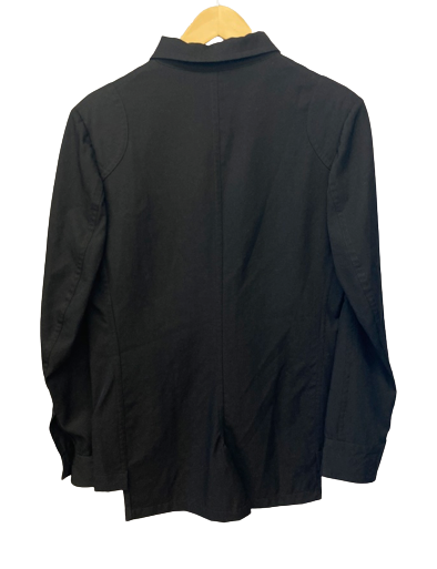 ヨウジ ヤマモト YOHJIYAMAMOTO Y's ワイズ ジップ ジャケット シャツジャケット JACKET Made in JAPAN 日本製 ブラック系 黒  YN-J07-100 サイズ1 ジャケット 無地 ブラック 101MT-1086
